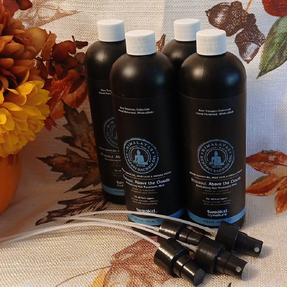 4 New/Sealed Bottles Tweak'd By Nature Moisturizing Hair Treatment Mist